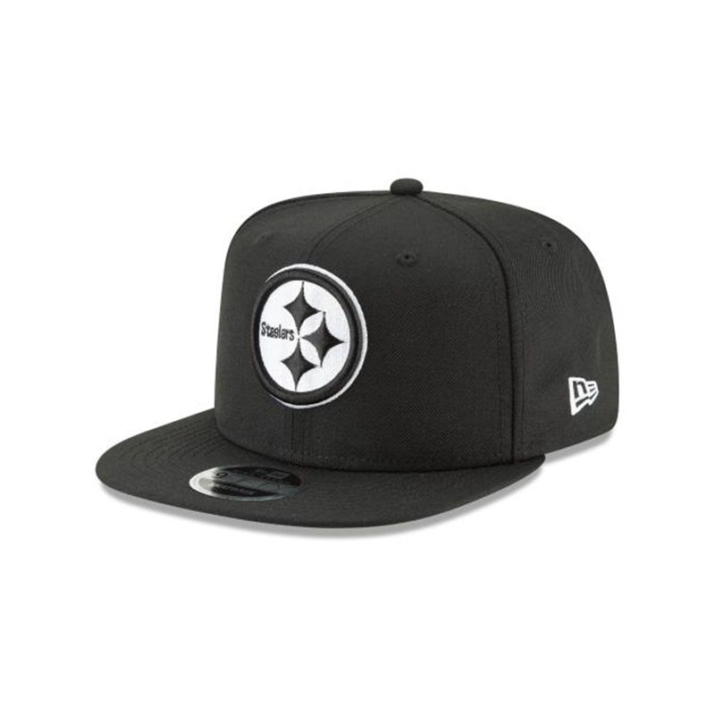 NFL Pittsburgh Steelers High Crown 9Fifty Snapback (TGR0675) - Black New Era Caps